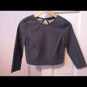 Zara crop top and matching pant